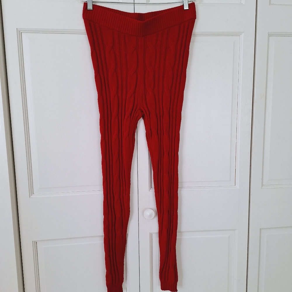 Torrid Sleep cable knit lounge leggings